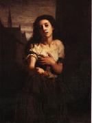 Hugues Merle A Beggar Woman Germany oil painting artist